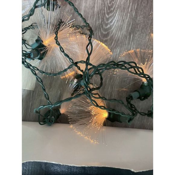 Vintage Kurt Adler Fiber Optic 10 Light Set Works TESTED - Picture 7 of 7